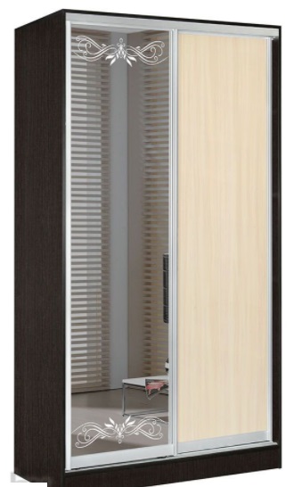 Фото Шкаф-купе Оскар 1.6 (1,2х0,6х2,4 - 2 двери) от производителя Мебель Маркет в Крыму по цене 42 430 ₽