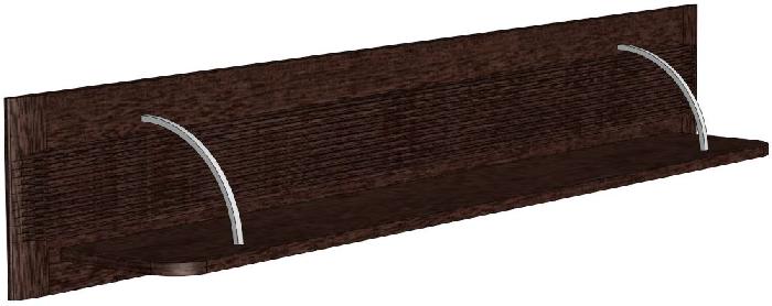 Полка навесная Магнолия ГМ-11 (дуб венге (СБК) ) Полка навесная Магнолия ГМ-11 (дуб венге (СБК) )