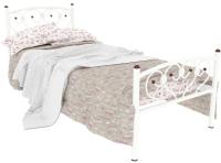 Кровать односпальная Ева Plus (СМ 80х190) трубка металл в интернет магазине Планета Комфорта Фото metallicheskie-krovati кровать односпальная ева plus (см 80х190) трубка металл производитель Милсон