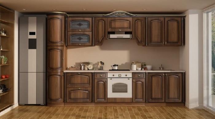 Кухня Селена №60 (3,2) (орех, орех патина,(Глория (Ставрополь Мебель))) Кухня Селена №60 (3,2) (орех, орех патина,(Глория (Ставрополь Мебель)))