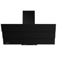 Вытяжка наклонная Cascada trio 90 (896х420хh713(878)) (Материал Металл/Стекло , Цвет Черный/Черный) в Крыму от производителя 