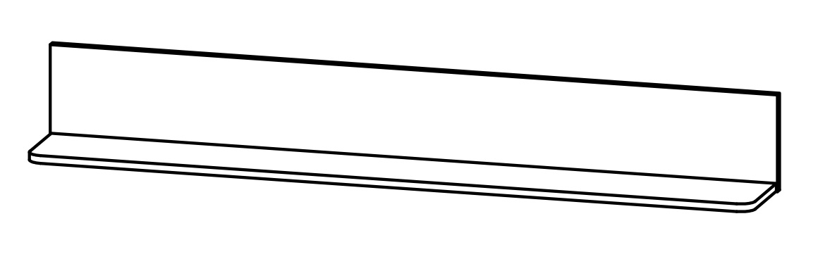 Фото Полка Malta B136-P/15 в Крыму по цене 2 980 ₽ от производителя Black Red White (БРВ), код товара 2000002184966 шт Фото Полка Malta B136-P/15 от производителя Black Red White (БРВ) в Крыму по цене 2 980 ₽