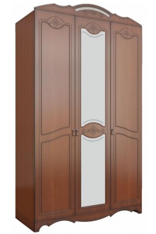 Фото Шкаф Лотос лакированный ШР-3 (133) трехдверный в Крыму по цене 42 390 ₽ от производителя Браво-мебель, код товара 2000001540039, 2000001540046 шт Фото Шкаф Лотос лакированный ШР-3 (133) трехдверный от производителя Браво-мебель в Крыму по цене 42 390 ₽