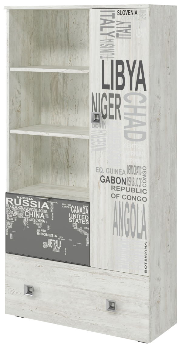 Фото Шкаф книжный Поло в Крыму по цене 9 430 ₽ от производителя Регина, код товара 2000001911860, 2000001911877, 2000001911884 шт Фото Шкаф книжный Поло от производителя Регина в Крыму по цене 9 430 ₽