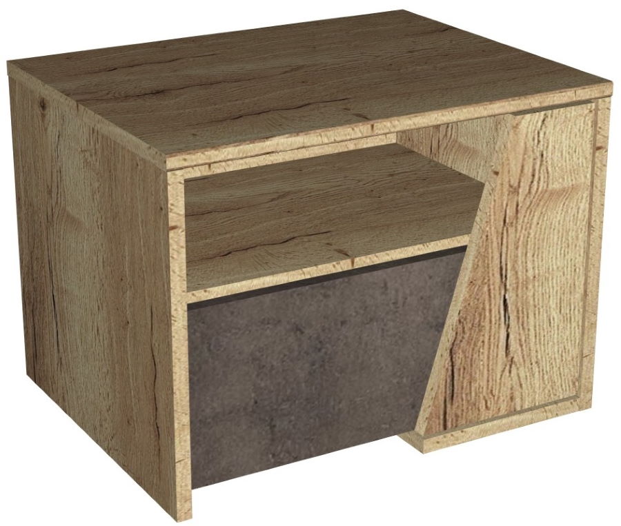 Фото Тумба прикроватная Стреза в Крыму по цене 2 780 ₽ от производителя СБК, код товара 2000001646984 шт Фото Тумба прикроватная Стреза от производителя СБК в Крыму по цене 2 780 ₽