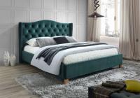 Фото derevyannye-krovati кровать двуспальная signal aspen velvet bluvel (см 140х200) c ортопедическим основанием производитель Signal