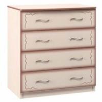 Комод Виктория  (макито-дуб молочный с патиной (Браво-мебель) ) в Крыму от производителя 