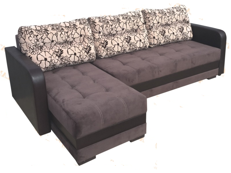 Фото Диван угловой Жардин трансформер в Крыму по цене 43 540 ₽ от производителя Атлантик, код товара 2000000923710, 2000000923727, 2000000923734, 2000000923741, 2000000923758, 2000001347980, 2000001347997 шт Фото Диван угловой Жардин трансформер от производителя Атлантик в Крыму по цене 43 540 ₽