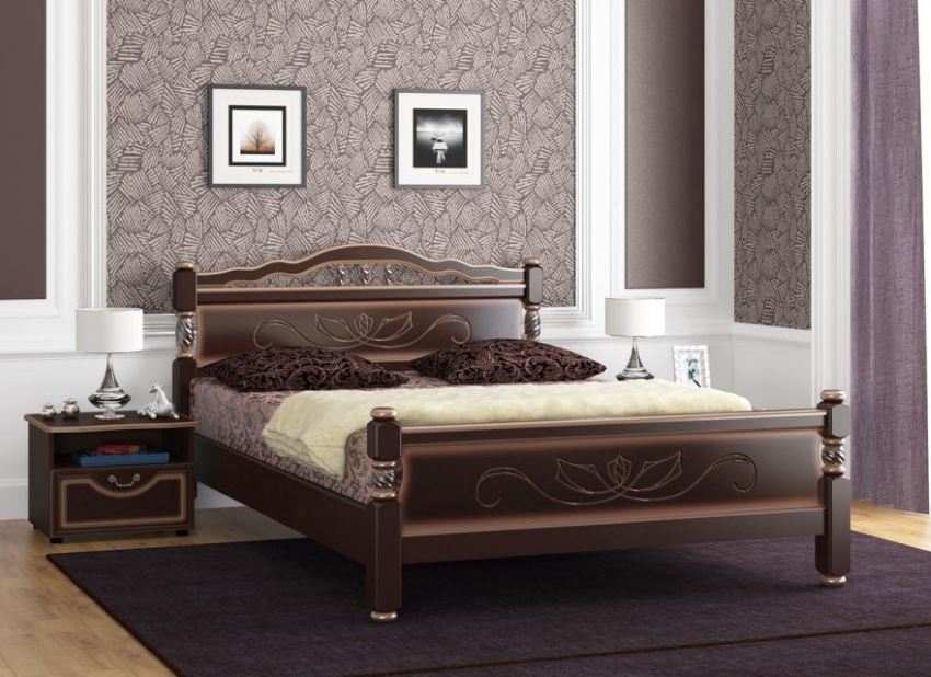 Фото Кровать двуспальная Карина-5 (СМ 140х200) без основания с универсальными царгами в Крыму по цене 17 530 ₽ от производителя Браво-мебель, код товара 2000002599616, 2000000870168, 2000000870175, 2000000870182, 2000001059999 шт Фото Кровать двуспальная Карина-5 (СМ 140х200) без основания с универсальными царгами от производителя Браво-мебель в Крыму по цене 17 530 ₽