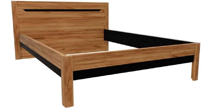 Кровать двуспальная Афина А3в (СМ 140х200) без основания ( 140х200 , ЛДСП/МДФ , дуб крафт-венге , без подъемного мех. , без ящиков , без матраса (Заречье) ) Кровать двуспальная Афина А3в (СМ 140х200) без основания ( 140х200 , ЛДСП/МДФ , дуб крафт-венге , без подъемного мех. , без ящиков , без матраса (Заречье) )