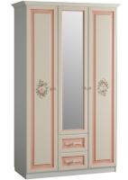 Шкаф Алиса (129) трехдверный с ящиками  (дуб саттер, крем,(Мебельсон)) в Крыму от производителя в интернет магазине Планета Комфорта Шкаф Алиса (129) трехдверный с ящиками  (дуб саттер, крем,(Мебельсон)) в Крыму от производителя