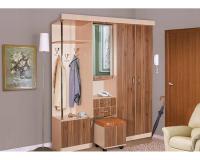 Прихожая Елена 3 (Цвет корпуса:ясень шимо светлый, цвет фасада:ясень шимо темный (Мебель Маркет) ) в Крыму от производителя 