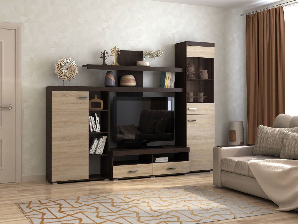 Фото Стенка Мистраль в Крыму по цене 17 270 ₽ от производителя ПАМИР, код товара 2000001534007, 2000001534014 шт Фото Стенка Мистраль от производителя ПАМИР в Крыму по цене 17 270 ₽