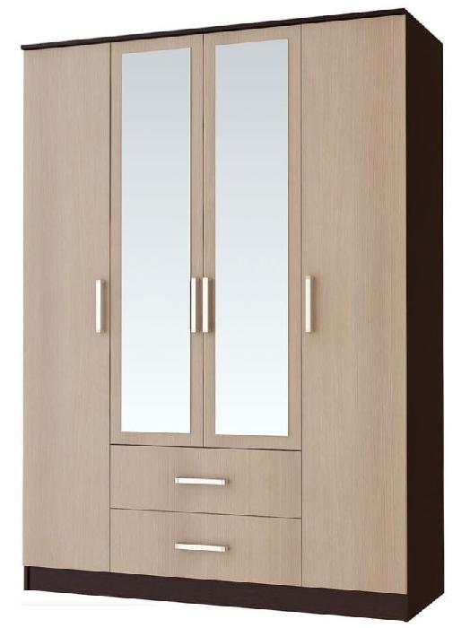 Шкаф Фиеста (160) четырехдверный (венге, лоредо,(БТС)) Шкаф Фиеста (160) четырехдверный (венге, лоредо,(БТС))