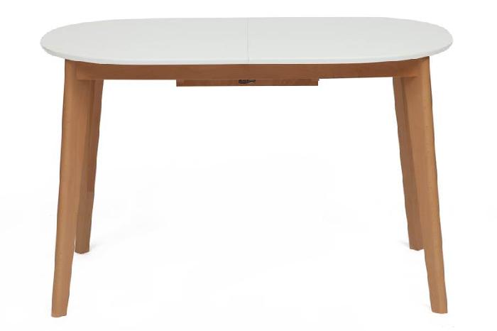 Стол обеденный Боско (Bosco) (100) (№4 массив дерева, мдф-белый,  натуральный бук (Tetchair) ) Стол обеденный Боско (Bosco) (100) (№4 массив дерева, мдф-белый,  натуральный бук (Tetchair) )