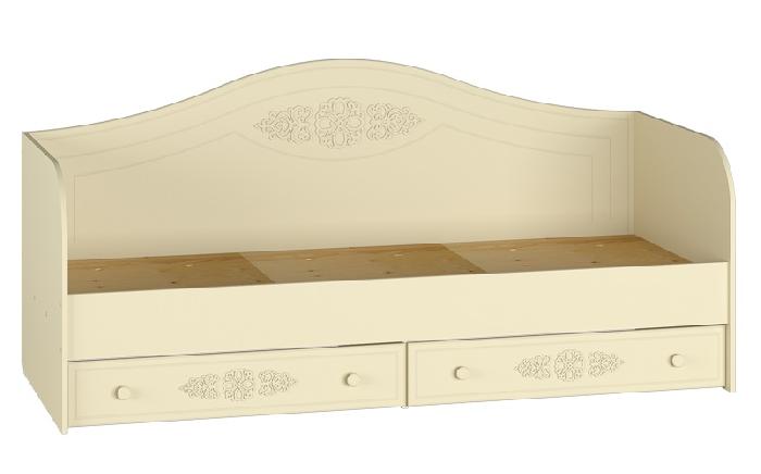 Кровать односпальная Ассоль плюс АС-10 (СМ 80х200) комплектуется настилом ( 80х200 , ЛДСП/МДФ , ваниль/ваниль , без подъемного мех. , ящики в комплекте , без матраса (Компасс) ) Кровать односпальная Ассоль плюс АС-10 (СМ 80х200) комплектуется настилом ( 80х200 , ЛДСП/МДФ , ваниль/ваниль , без подъемного мех. , ящики в комплекте , без матраса (Компасс) )