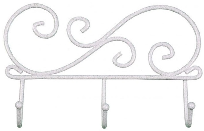 Фото Вешалка настенная Кружева 3 в Крыму по цене 230 ₽ от производителя Завод металлических изделий, код товара 2000001904558, 2000001904565, 2000001904572 шт Фото Вешалка настенная Кружева 3 от производителя Завод металлических изделий в Крыму по цене 230 ₽