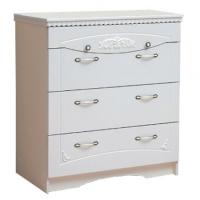 Комод Ольга-10  (белый-жемчужный ясень (Фант-мебель) ) в Крыму от производителя 