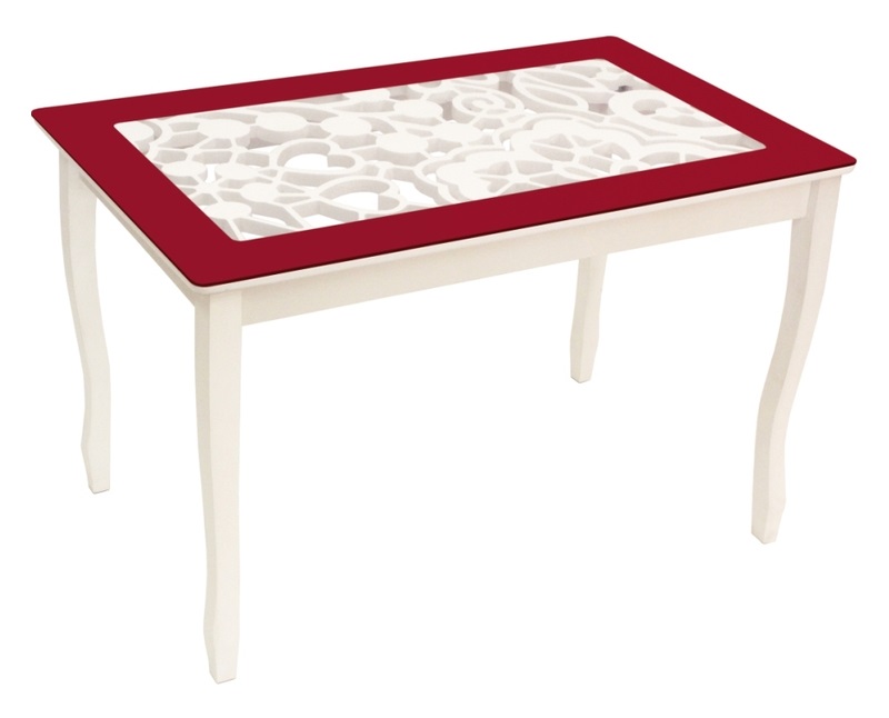 Фото Стол обеденный Стиль 2 Ажур III mini  от производителя Мебель из стекла в Крыму по цене 11 920 ₽