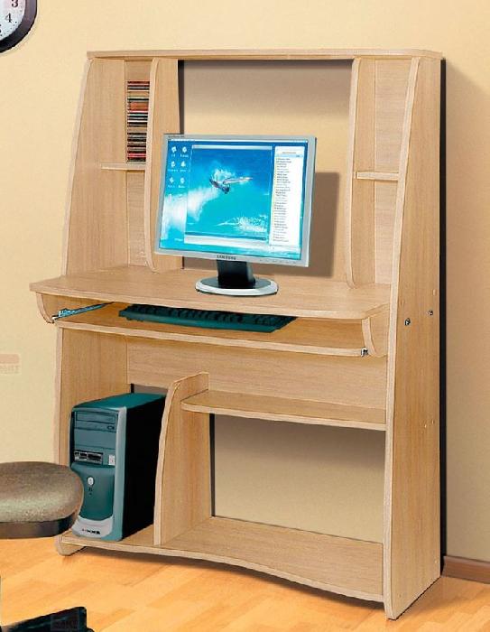 Стол компьютерный СК 3  (лдсп, лдсп-дуб млечный,  дуб млечный, дуб млечный (Фант-мебель) ) Стол компьютерный СК 3  (лдсп, лдсп-дуб млечный,  дуб млечный, дуб млечный (Фант-мебель) )