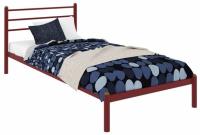 Фото metallicheskie-krovati кровать односпальная милана (см 80х200) трубка металл производитель Милсон