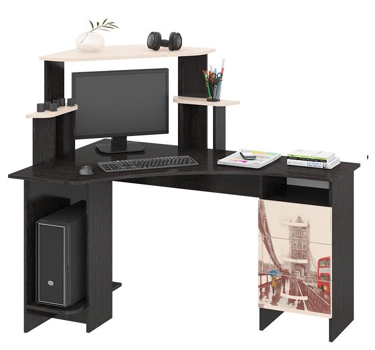 Фото Стол компьютерный Бумеранг-3Н(М) (Л) в Крыму по цене 15 410 ₽ от производителя ТриЯ, код товара 2000001266588, 2000001266595 шт Фото Стол компьютерный Бумеранг-3Н(М) (Л) от производителя ТриЯ в Крыму по цене 15 410 ₽