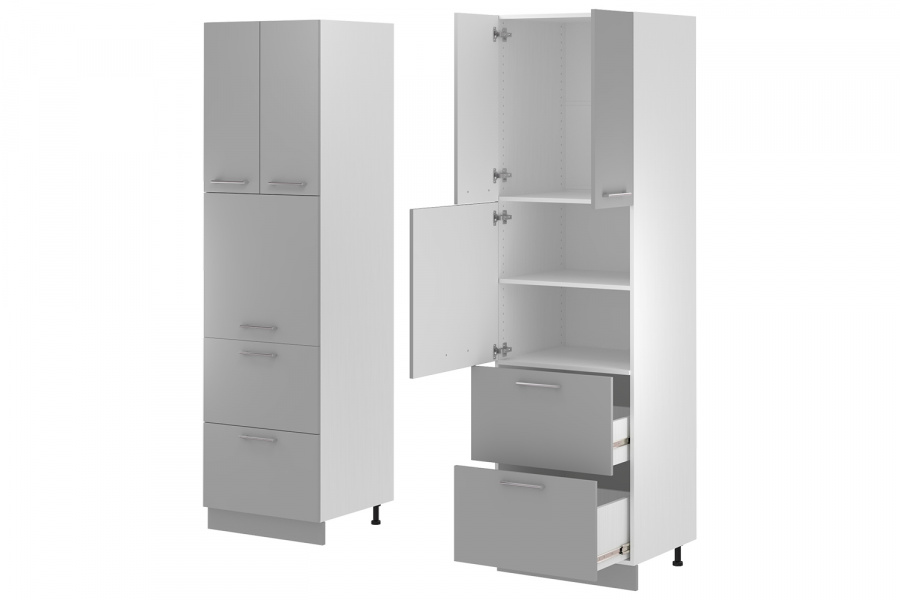 Фото Кухня Бронкс пенал ПСВ-62 в Крыму по цене 16 760 ₽ от производителя Леко, код товара 2000001721995, 2000001722008, 2000001722015, 2000001722022 шт Фото Кухня Бронкс пенал ПСВ-62 от производителя Леко в Крыму по цене 16 760 ₽