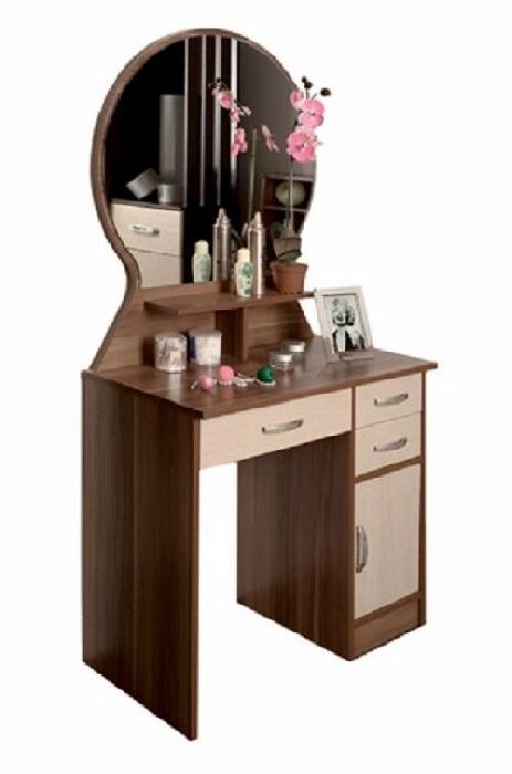 Стол туалетный Надежда-М04 (лдсп, лдсп-ясень шимо темный,  ясень шимо темный, дуб линберг (Олмеко) ) Стол туалетный Надежда-М04 (лдсп, лдсп-ясень шимо темный,  ясень шимо темный, дуб линберг (Олмеко) )