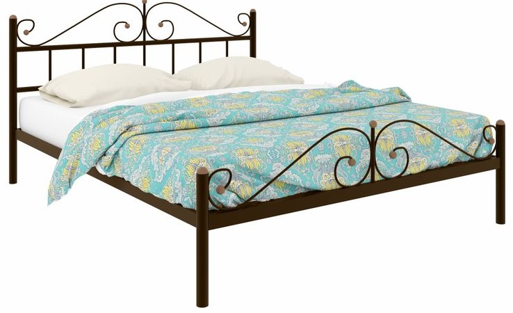 Фото Кровать двуспальная Диана Plus (СМ 140х200) трубка металл в Крыму по цене 13 130 ₽ от производителя Милсон, код товара 2000002048886, 2000002048893, 2000002048909, 2000002048916, 2000002048923, 2000002048930, 2000002048947 шт Фото Кровать двуспальная Диана Plus (СМ 140х200) трубка металл от производителя Милсон в Крыму по цене 13 130 ₽