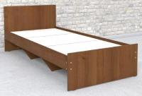 Кровать односпальная К-10 (СМ 80х200) комплектуется настилом ( 80х200 , ЛДСП , венге , без подъемного мех. , без ящиков , без матраса (Ромис) ) в Крыму от производителя 