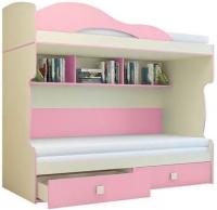 Кровать 2-этаж+тахта Радуга (СМ 80х200) в интернет магазине Планета Комфорта Фото detskaya-modulnaya-raduga кровать 2-этаж+тахта радуга (см 80х200) производитель Горизонт