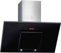 Вытяжка наклонная Abelia 190 (900х400хh857(1332)) (Материал Металл/Стекло , Цвет Металлик/Черный) в Крыму от производителя 