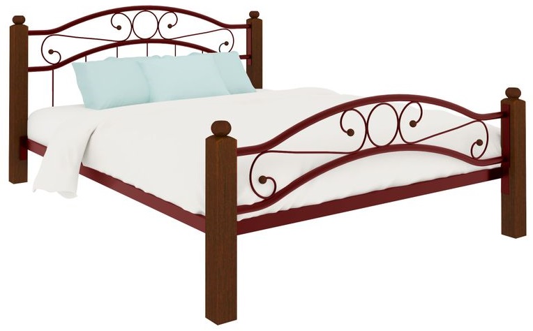 Фото Кровать двуспальная Надежда Lux Plus (СМ 140х200) трубка металл в Крыму по цене 21 910 ₽ от производителя Милсон, код товара 2000002056416, 2000002056423, 2000002056430, 2000002056447, 2000002056454, 2000002056461, 2000002056478 шт Фото Кровать двуспальная Надежда Lux Plus (СМ 140х200) трубка металл от производителя Милсон в Крыму по цене 21 910 ₽