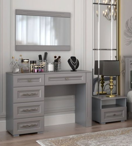 Фото Зеркало настенное Олимп с декоративными планками от производителя Браво-мебель в Крыму по цене 4 420 ₽