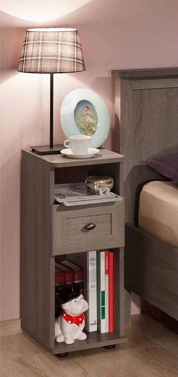 Фото Тумба прикроватная Шерлок (Sherlock) 51 в Крыму по цене 5 390 ₽ от производителя Глазов, код товара 2000001632161, 2000001632178, 2000001632192 шт Фото Тумба прикроватная Шерлок (Sherlock) 51 от производителя Глазов в Крыму по цене 5 390 ₽