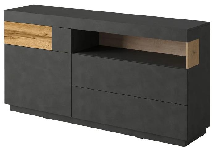 Комод-1D3S typ 47 Silke (matera-дуб wotan (Helvetia) ) Комод-1D3S typ 47 Silke (matera-дуб wotan (Helvetia) )