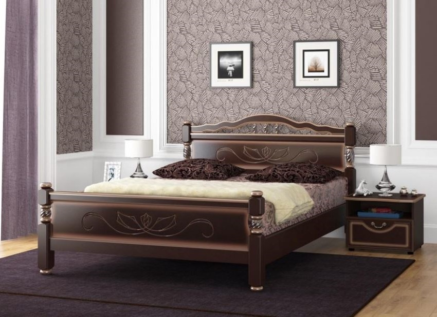 Фото Кровать двуспальная Карина-5 (СМ 160х200) без основания с универсальными царгами в Крыму по цене 18 470 ₽ от производителя Браво-мебель, код товара 2000002599623, 2000000870205, 2000000870212, 2000000870229, 2000001060018 шт Фото Кровать двуспальная Карина-5 (СМ 160х200) без основания с универсальными царгами от производителя Браво-мебель в Крыму по цене 18 470 ₽