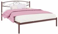 Фото metallicheskie-krovati кровать двуспальная каролина (см 160х200) трубка металл производитель Милсон