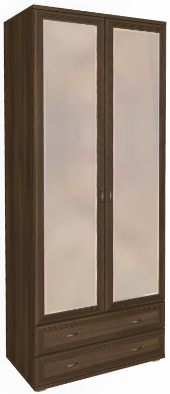 Фото Шкаф Карина ШК-1007 (90) двухдверный от производителя Лером в Крыму по цене 36 540 ₽