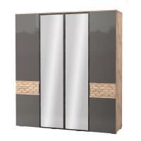 Шкаф Дели 79 (199) четырехдверный в интернет магазине Планета Комфорта Фото raspashnoy-shkaf шкаф дели 79 (199) четырехдверный производитель Яна