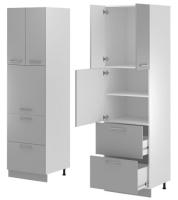 Кухня Монс пенал ПСВ-62 (белый, графит,(Леко)) в Крыму от производителя 