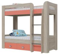 Кровать 2-х ярусная Сити с ящиками (СМ 80х200) в интернет магазине Планета Комфорта Фото detskaya-modulnaya-siti кровать 2-х ярусная сити с ящиками (см 80х200) производитель Гранд Кволити