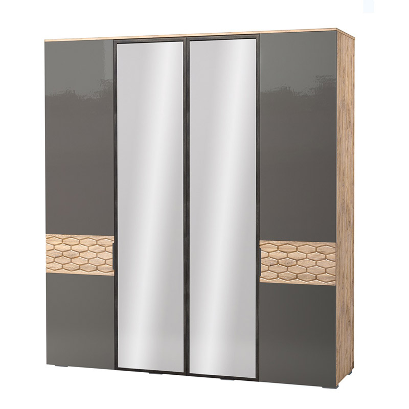 Фото Шкаф Дели 79 (199) четырехдверный в Крыму по цене 82 830 ₽ от производителя Яна, код товара 2000001936047 шт Фото Шкаф Дели 79 (199) четырехдверный от производителя Яна в Крыму по цене 82 830 ₽