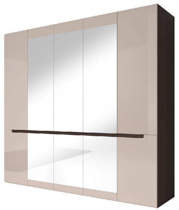 Шкаф-5D typ 21 Hektor (225) пятидверный (дуб сонома темный ламинат, серый песок глянец,(Helvetia)) Шкаф-5D typ 21 Hektor (225) пятидверный (дуб сонома темный ламинат, серый песок глянец,(Helvetia))