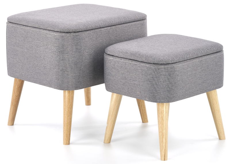 Фото Комплект Halmar Pula (2 пуфа) в Крыму по цене 13 770 ₽ от производителя Halmar , код товара 2000001673331, 2000001673348 шт Фото Комплект Halmar Pula (2 пуфа) от производителя Halmar  в Крыму по цене 13 770 ₽