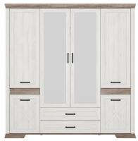 Фото raspashnoy-shkaf шкаф marselle szf6d2s (218) четырехдверный производитель Black Red White (БРВ)