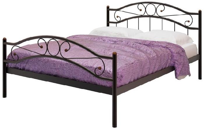 Кровать двуспальная Надежда Plus (СМ 180х200) трубка металл ( 180х200 , металл , медная шагрень , без подъемного мех. , без ящиков , без матраса (Милсон) ) Кровать двуспальная Надежда Plus (СМ 180х200) трубка металл ( 180х200 , металл , медная шагрень , без подъемного мех. , без ящиков , без матраса (Милсон) )