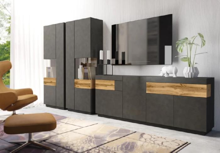 Стенка typ 14 Silke (matera, matera-дуб wotan,(Helvetia)) Стенка typ 14 Silke (matera, matera-дуб wotan,(Helvetia))