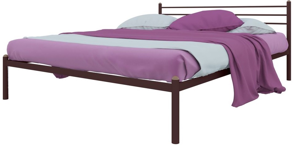 Фото Кровать двуспальная Милана (СМ 140х190) трубка металл в Крыму по цене 12 580 ₽ от производителя Милсон, код товара 2000002052678, 2000002052685, 2000002052692, 2000002052708, 2000002052715, 2000002052722, 2000002052739 шт Фото Кровать двуспальная Милана (СМ 140х190) трубка металл от производителя Милсон в Крыму по цене 12 580 ₽