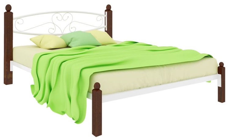 Фото Кровать двуспальная Каролина Lux (СМ 140х200) трубка металл в Крыму по цене 18 920 ₽ от производителя Милсон, код товара 2000002051978, 2000002051985, 2000002051992, 2000002052005, 2000002052012, 2000002052029, 2000002052036 шт Фото Кровать двуспальная Каролина Lux (СМ 140х200) трубка металл от производителя Милсон в Крыму по цене 18 920 ₽